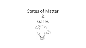 States of Matter & Gases