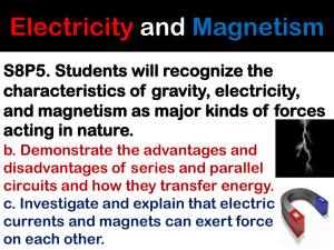 Physical Science Electricity and Magnetism
