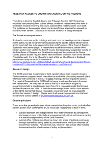 RESEARCH ACCESS TO COURTS AND JUDICIAL OFFICE