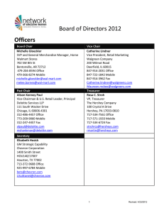 At-Large Board of Directors – Cont.
