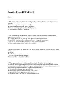 Practice Exam III Fall 2012