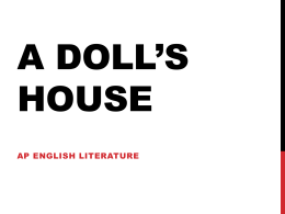a dolls house notes