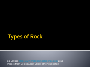 Types of Rocks Powerpoint Presentation