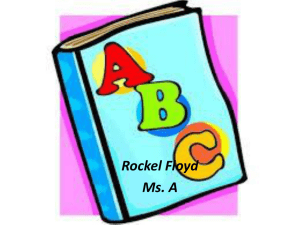 ABC Book - Rockel Floyd's project