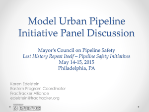 ppt - Mayor's Council Pipeline and Safety
