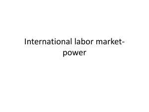 International labor market