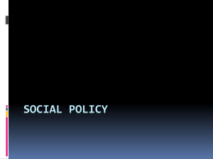 Social Policy - ohstrailblazers