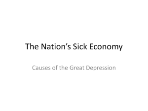 The Nation*s Sick Economy