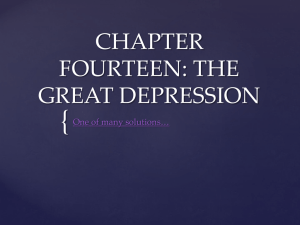 chapter fourteen: the great depression