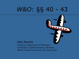 Introduction - Pete Mandik