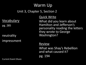 Warm Up Chapter 3, Section 1