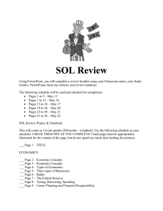 SOL Book Instructions