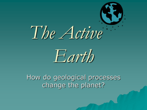 The Active Earth