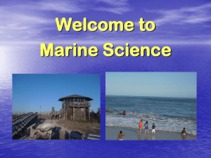 First Lecture PPT - Ms. Brown's Biology & Marine Science