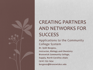 Creating partners and Networks for success