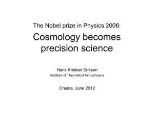 Cosmology Becomes Precision Science
