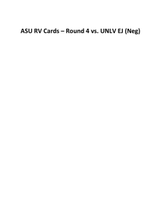 ASU RV Cards – Round 4 vs. UNLV EJ (Neg)