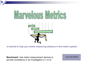 Marvelous Metrics