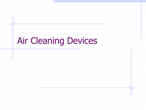Air Cleaning Devices Presentation