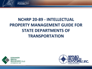 NCHRP 20-89 - Transportation Research Board