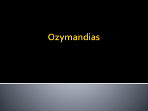 Ozymandias EBH - WordPress.com