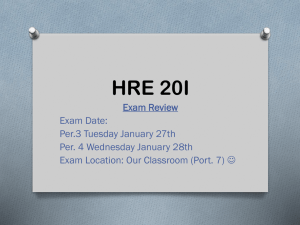 Z Grade 10 Exam Review PPT