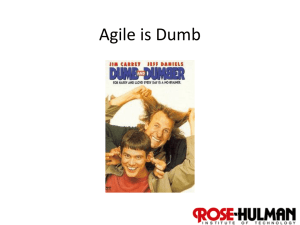 Wk9Day2 Agile is Dumb - Rose