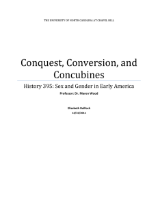Conquest, Conversion, And Concubines
