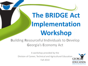 BRIDGE - GADOE Georgia Department of Education