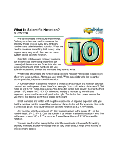What Is Scientific Notation?