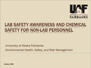 Lab Safety - University of Alaska Fairbanks
