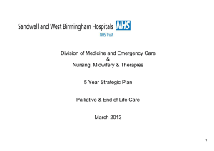 Palliative EOL Care Strategy 2013