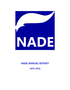 Annual Report 2012-2013 - National Association for Developmental