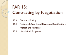 Contracting by Negotiation