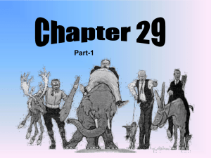 Chapter 29, part-1 - apush