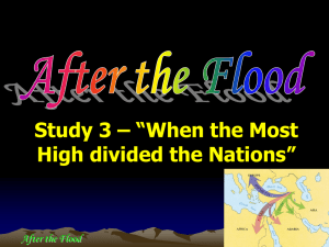 After the Flood - Christadelphian Youth Conference