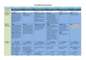 Y4/5 CURRICULUM MAP 2015-16 YEAR GROUP Y4/5 Autumn1