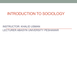 sociology Chptr01 & Chptr02