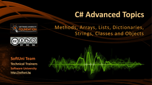 C# Advanced Topics