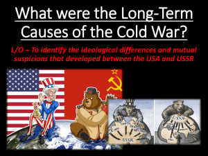 What were the Long-Term Causes of the Cold War?