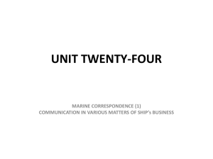 UNIT TWENTY-FOUR MARINE CORRESPONDENCE (1)