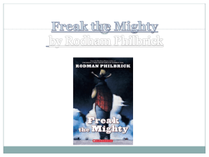 Freak the Mighty by Rodham Philbrick