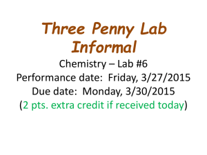 L6 Penny Lab, Informal