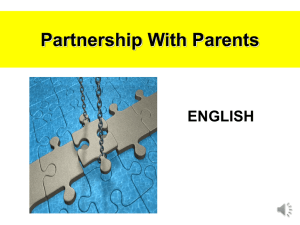 Partnership With Parents v1