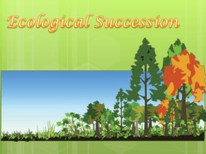 2. What are the two major types of ecological succession?