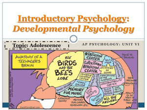 Unit 6 - Adolescence Notes