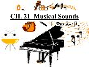 CH. 20 Musical Sounds