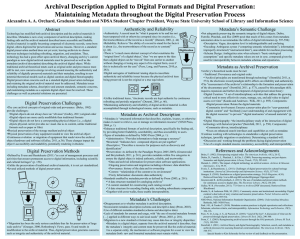 Archival Description Applied to Digital Formats