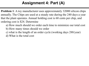 What is the Optimal Total Cost