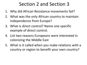 Chapter 27 Imperialism